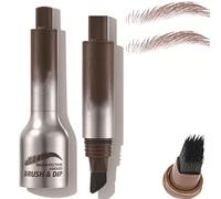 Liftique - Instant Brow Brush, Liftique Brow Brush, Browfection Angled and Dip, Liquid Eyebrow, Natural Looking Non-Smudged Eyebrow Pen (04 CHOCOLATE)