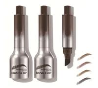 Liftique - Instant Brow Brush, Liftique Brow Brush, Multi-Purpose Non-Smudged Eyebrow Pen, Creates Natural Brows (04 CHOCOLATE)