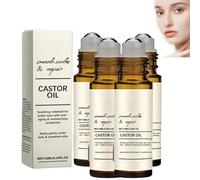 Liftora 10s Wrinkle Serum，Castor Oil With Vitamin E Eye Roller Ball Essential Oil For Eyelash & Eyebrow Growth，Anti-Wrinkle Firming Serum, Smooths Fine Lines，Deep Nourishment For Skin (4)