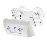 LiftRemote EZ Pass Holder for Windshield Fits All Major, Toll Pass Transponder Holder for Most US States, Ipass Sticker Ezpass Holder with Mounting Strips & Suction Cups
