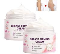 Lifts & Firms Breast Firming Massage Cream,Brightens Dull Skin, completing visibly lifts & firm breast,Completing Lift & Firms Body Moisturizer, saggy skin tightener,Softens Roughness skins, (2PCS)