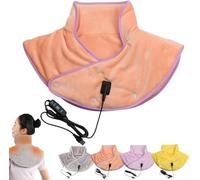 Lifweb Grishay ThermaEase Pro,Portable USB Heating Pad with Auto-Off Timers,Thermaease Pro Heating Pad,Carbon Fiber Heaters,3 Heat Levels Plus 3 Massage Modes,60S Fast Heating (Pink)