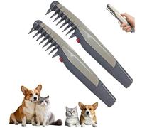 Lifweb Mataway E-Comb, Glosrity Mataway E-Comb for Dogs & Cats, 2025 New 2-in-1 Electric Pet Grooming Tool, Hair Trimmer & Knot Remover for All Breeds (1 Pc) (2pcs)