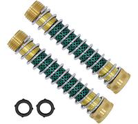 Lifynste Garden Hose Extension Adapter, Hose Kink Protector with Coil Spring, 2 Pack