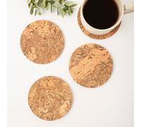 LIGA Natural Cork Coasters - Round Set of 4