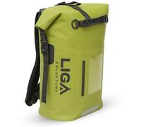 LIGA Waterproof Duffle Bag - Heavy Duty Roll-Top Closure - Completely Waterproof - Cushioned Comfort - Dry Bag For Hiking, Kayak, Travel, Biking, Camping, Fishing, Green, Yellow, Duffel Bag