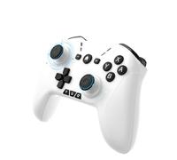 Ligame Switch Pro Controller, Bluetooth Wireless Gamepad for N Switch/Lite/OLED, Windows, Android, iOS And TV, Support to Programming/Turbo/Motion/Macros 6-Axis/Wake-up Functions, White