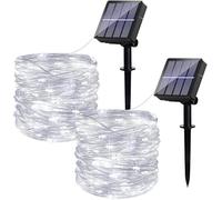 Ligarko Solar Fairy Lights, 2Pack Total 240 LED/14M Solar Garden Lights.
