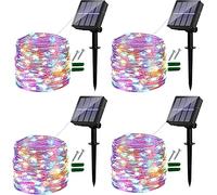 Ligarko Solar Fairy Lights, 4 Pack 12M 120LED Garden Lights Solar Powered