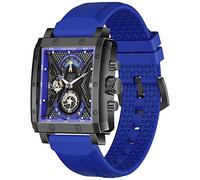 LIGE Mens Watch 30M Waterproof Fashion Luxury Cool Analog Quartz Chronograph Date Function Japanese Quartz Movement Watches for Men Blue