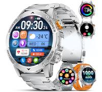 LIGE Smart Watch (Answer/Make Call), 1.75" HD AMOLED Display with 1000mAh Battery Smart Watches, LED Flashlight, 120+Sports Modes Fitness Tracker/IP68 Waterproof, Sport Smartwatch Android IOS