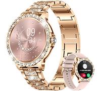 LIGE Smart Watch for Women, Bluetooth Call 1.32" Ladies Fitness Watch with Oxygen/Heart Rate Monitor Pedometer, IP67 Waterproof Sports Smartwatch Compatible for Android iOS Phones (BW1845D)