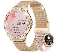 LIGE Smart Watch for Women, Bluetooth Call 1.32" Ladies Fitness Watch with Oxygen/Heart Rate Monitor Pedometer, IP67 Waterproof Sports Smartwatch Compatible for Android iOS Phones (BW1845A)