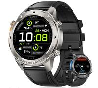 LIGE Smartwatch Men's 1.43 Inch Amoled Display, 170+ Sport Modes Smart Watch, 5ATM/IP68 Waterproof Smartwatch Swimming, Fitness Watch with GPS/Sleep Monitor/Compass for Android iOS