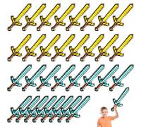 Ligeinsrk 32PCS Inflatable Swords, 25.6 Inch Pvc Blow up Swords, Inflatable Toys for Kids Themed Party Gifts, Blow up, Sword
