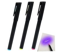 Ligeinsrk 3PCS Invisible Ink Pen 5.5 Inch Length Funny Invisible Pen PP Disappearing Ink Easy to Use for Christmas Class Prizes Spy Gift Party Favors Glow in the Dark