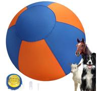 Ligeinsrk Herding Ball for Dogs, 18inch PVC Dog Herding Ball with Polyester Cover, Scratch Resistant Interactive Balls Toys for Small to Medium Dogs