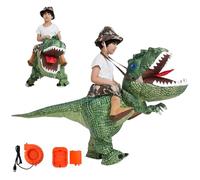 Ligeinsrk Inflatable Dinosaur Costume for Little Kids, Blow Up Riding Tyrannosaurus Costume for Halloween Cosplay