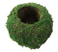 Ligeinsrk Moss Ball, 6 Inch Natural Planter Bonsai Moss Kokedama Flower Pot Green Bonsai Plant Holder for DIY Gardening Planting Home Table DecorationBall