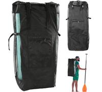 Ligeinsrk Paddle Board Bag Backpack, Large Capacity Waterproof Oxford Cloth Surfboard Bag with Two Side Pocket, Lightweight Paddleboard Backpack with Adjustable Strap, Surfboard, Travel