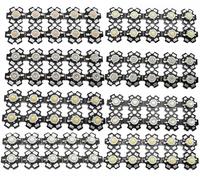 LIGHBIB 10pcs 1W 3W High Power Warm White/Cool White/Natural White/red/Green/Blue/Royal Blue IR LED with 20mm Star PCB,Warm White,1W 10PCS
