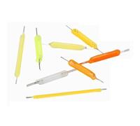 LIGHBIB 3V COB LED Ceramics Filament Edison Bulb Lamp Parts Light Diodes Accessories Lighting DIY,6500K White,54mm DC3V 10pcs