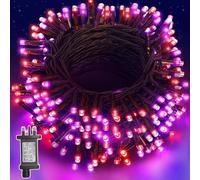 Lighprenix Halloween Decorations Fairy Lights - 200LEDs 20m Halloween Lights Outdoor Plug in with 8 Modes, IP44 Waterproof Purple & Orange Scary String Lights Mains Powered for House Party Garden