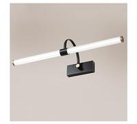 Light Above Bathroom Mirror Bath Mirror Light Simple Creative Copper Acrylic Black Led Mirror Front Light Nordic Home Bathroom/White Light/73Cm