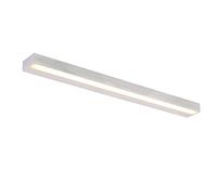 Light Above Bathroom Mirror Bathroom Mirror Light Creative Personality Aluminum Acrylic Led Mirror Front Light Silver Nordic Simple/White Light/51Cm