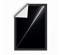 Light Across Darkness Minimalist Unframed Wall Art Print A4 (29.7×21cm), Wall Decor for Living Room, Bedroom, Office & Home, Art Gift