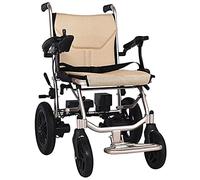 Light Aluminum Alloy Power Wheelchair with Automatic Smart Brake and ligent Dual Control System, Quickly Removable Lithium Battery