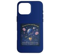 light and blessings space and flower art healing energy Garment of Compassion Case for iPhone 16 Pro Max