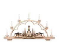 Light Arc Schwibbogen Alpendorf Natural Electrically Illuminated Indoor Lighting