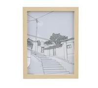 Light Art Painting LED Light Up Painting USB Powered Lighting Decoration LED Glowing Photo Frame (15 * 20cm)