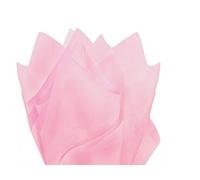 Light Baby Pink Tissue Wrapping Paper - 50 Sheets - 18GSM Sheets & Fine Shredded - 35 x 45cm