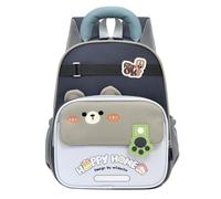 Light Backpack Bunny Bear Patchwork Glow Schoolbag