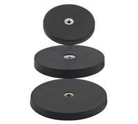 Light Bar Hood Mount - Magnetic Base LED Brackets | 2-Pack Car Light Mounting Clips - M4 M6 M8 Thread for Trucks SUVs RV Trailers Off-Roads Vehicles, Heavy Duty NdFeB Fastening Hardware