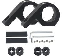 Light Bar Mount Kit, 2 Set Universal work Light Tube Clamp, 22-30MM Universal Light Bar Mount Kit, for Bracket Clamp, Bracket Light, Tube Clamp, Car Motorcycle Bracket