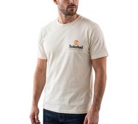 (Light Beige, 2XL) Timberland Mens T Shirts Casual Summer Top