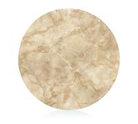 Light Beige Marble Cutting Board for Kitchen Round Pattern Chopping Block Tempered Glass Cutting Board Non-Slip Glass Cutting Board Personalized Cut Mats for Home