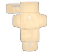 Light Beige Solid Color Reusable Changing pad Covers with Tissue Pocket Portable Baby Changing pad Lightweight & Foldable Changing Station cambiador de pa?ales para Bebes