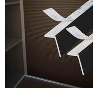 Light Blockers Side Tracks, Curtain Edge Gap Blocker for Bathroom and Office, Window Light Blocking Strips, 24in