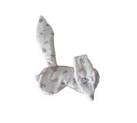 Light Blocking Eye with Rabbits Ears Travel Size Comfort Elastic Band Breathable Polyester for Deeply Sleep Rest Adjustable Soft Blindfold for Workers