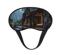 Light-Blocking Sleep Mask, Uniquely Breezes of The Mountain Print Eye Mask, Soft and Skin-Friendly Without Being Tight