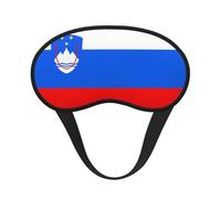 Light-Blocking Sleep Mask, Uniquely Flag of Slovenia Print Eye Mask, Soft and Skin-Friendly Without Being Tight