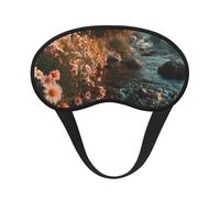 Light-Blocking Sleep Mask, Uniquely Flowers by The River Print Eye Mask, Soft and Skin-Friendly Without Being Tight