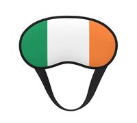 Light-Blocking Sleep Mask, Uniquely Irish Flag Print Eye Mask, Soft and Skin-Friendly Without Being Tight