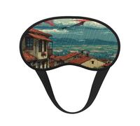 Light-Blocking Sleep Mask, Uniquely Kites Over The Hills Print Eye Mask, Soft and Skin-Friendly Without Being Tight