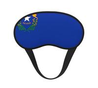Light-Blocking Sleep Mask, Uniquely Nevada State Flag Print Eye Mask, Soft and Skin-Friendly Without Being Tight