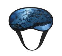 Light-Blocking Sleep Mask, Uniquely StarVessel Print Eye Mask, Soft and Skin-Friendly Without Being Tight